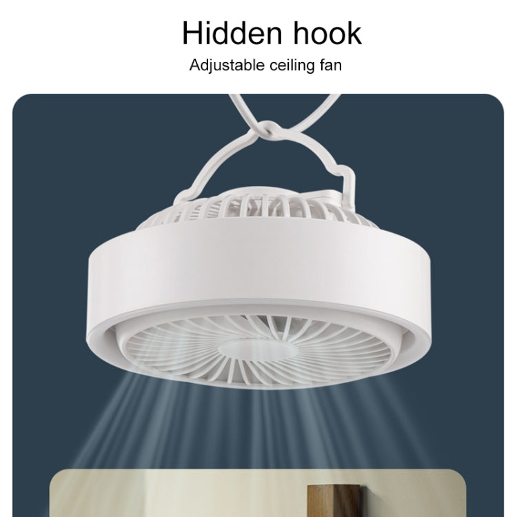 N601 180 Degree Rotating Type-C Desktop Fan with LED Ambience Light(Pink) - Electric Fans by PMC TechLife | Online Shopping South Africa | PMC TechLife | Buy Now Pay Later Mobicred