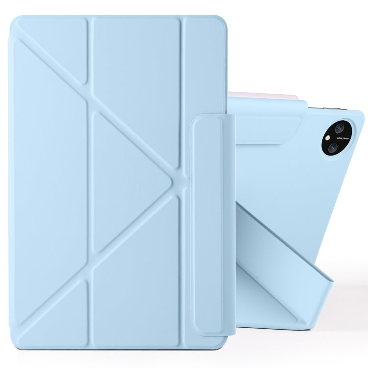 For Huawei MatePad Pro 11 2024 / 2022 Fixed Buckle Magnetic Deformation Leather Tablet Case(Ice Blue) - Huawei by PMC Jewellery | Online Shopping South Africa | PMC Jewellery | Buy Now Pay Later Mobicred