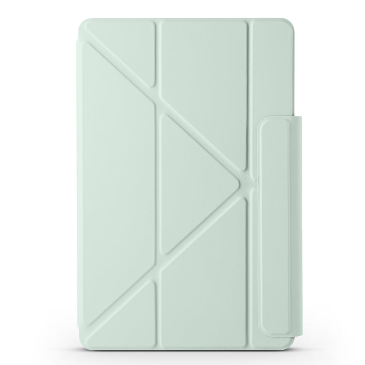 For Huawei MatePad Pro 11 2024 / 2022 Fixed Buckle Magnetic Deformation Leather Tablet Case(Baby Green) - Huawei by PMC Jewellery | Online Shopping South Africa | PMC Jewellery | Buy Now Pay Later Mobicred