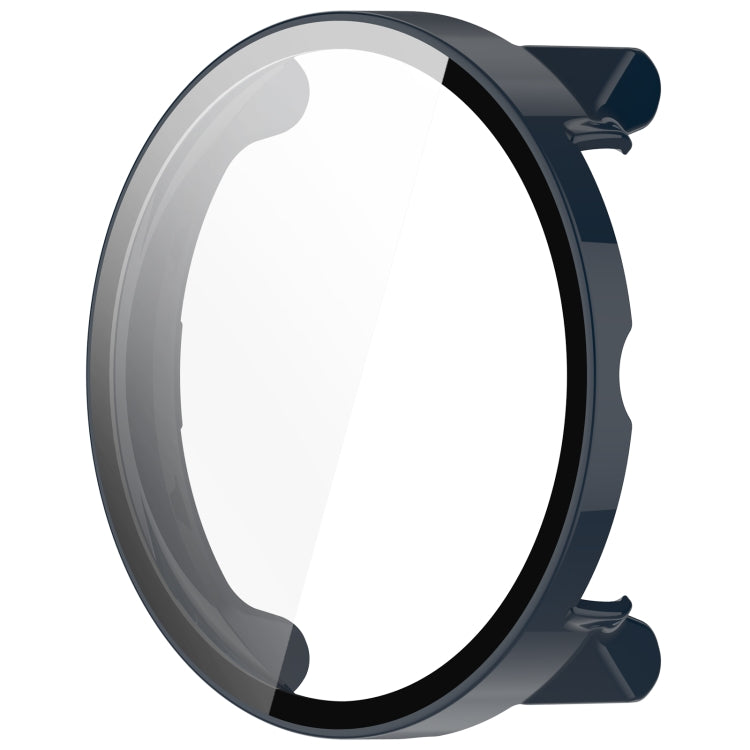 For Suunto Race S PC + Tempered Glass Film Integrated Watch Protective Case(Dark Blue) - Watch Case by PMC TechLife | Online Shopping South Africa | PMC TechLife | Buy Now Pay Later Mobicred