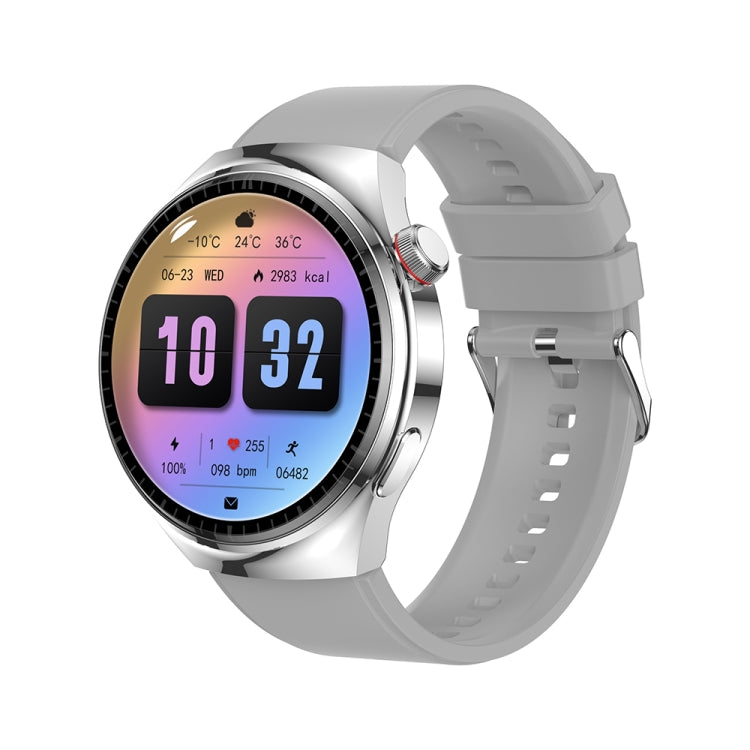 LEMFO LF38 1.6 inch IPS Screen Silicone Strap Smart Watch Supports Blood Oxygen Monitoring(Silver) - free shipping - PMC TechLife - Order now!