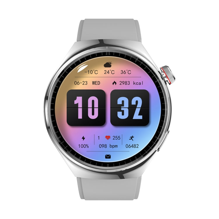 LEMFO LF38 1.6 inch IPS Screen Silicone Strap Smart Watch Supports Blood Oxygen Monitoring(Silver) - free shipping - PMC TechLife - Order now!