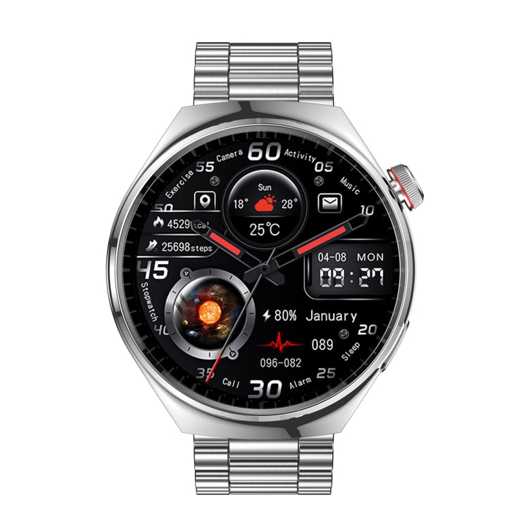 LF38 1.6 inch IPS Screen Steel Strap Smart Watch Supports Blood Oxygen Monitoring(Silver) - free shipping - PMC TechLife - Order now!