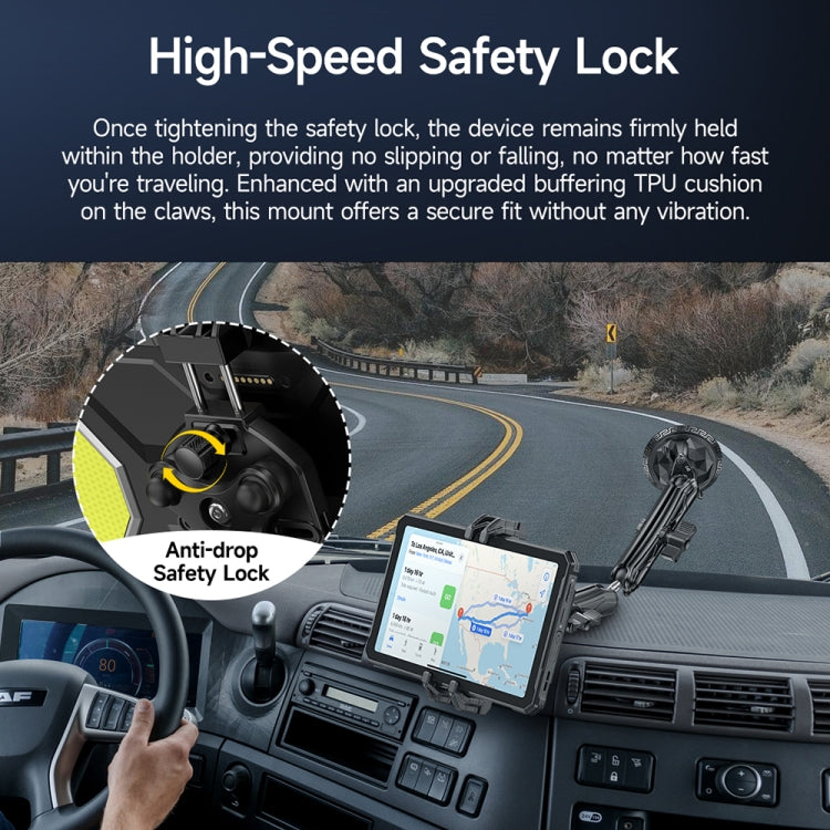 Ulefone UAN02 Armor Mount Max Car Phone Tablet Holder(Black) - free shipping - PMC Jewellery - Order now!