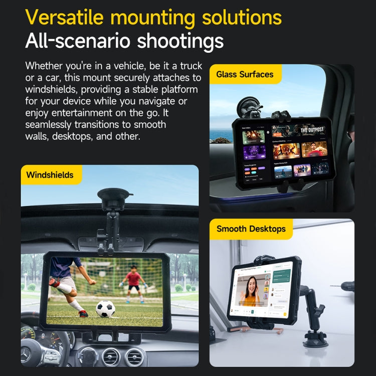 Ulefone UAN02 Armor Mount Max Car Phone Tablet Holder(Black) - free shipping - PMC Jewellery - Order now!