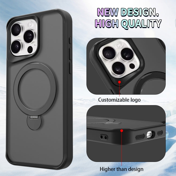 For iPhone 16 Plus Invisible Fulcrum Holder MagSafe Phone Case(Coffee) - free shipping - PMC TechLife - Order now!
