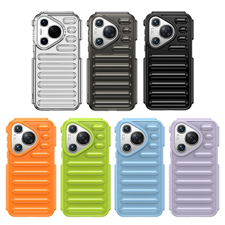 For Huawei Pura 70 Ultra Capsule Series Candy Color TPU Phone Case(Transparent) - free shipping - PMC Jewellery - Order now!