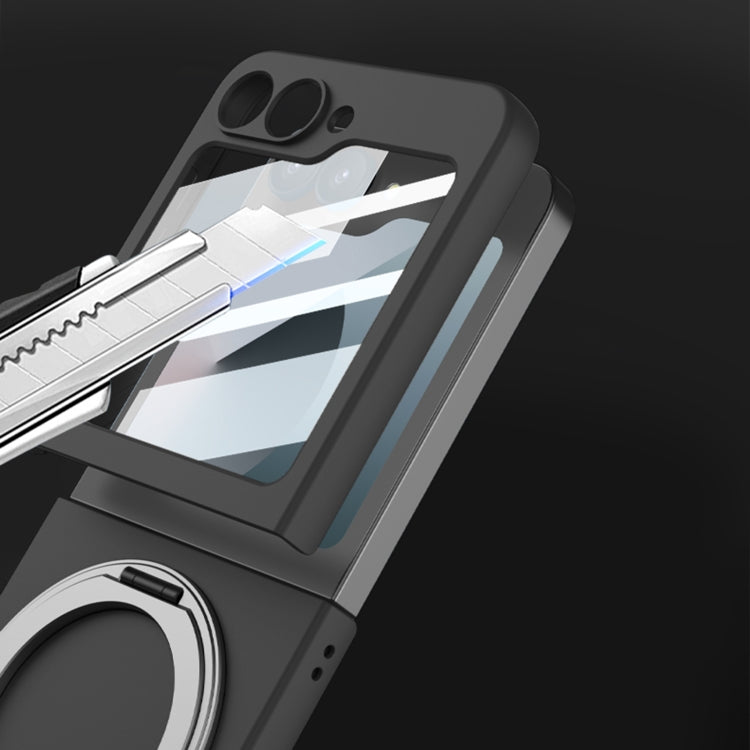 For Samsung Galaxy Z Flip6 / Flip7 FE GKK Integrated Ultra-thin MagSafe Phone Case with Ring Holder(Black) - free shipping - PMC Jewellery - Order now!