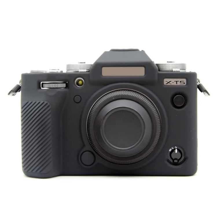 For FUJIFILM X-T5 Soft Silicone Protective Case(Black) - Protective Case by PMC TechLife | Online Shopping South Africa | PMC TechLife | Buy Now Pay Later Mobicred