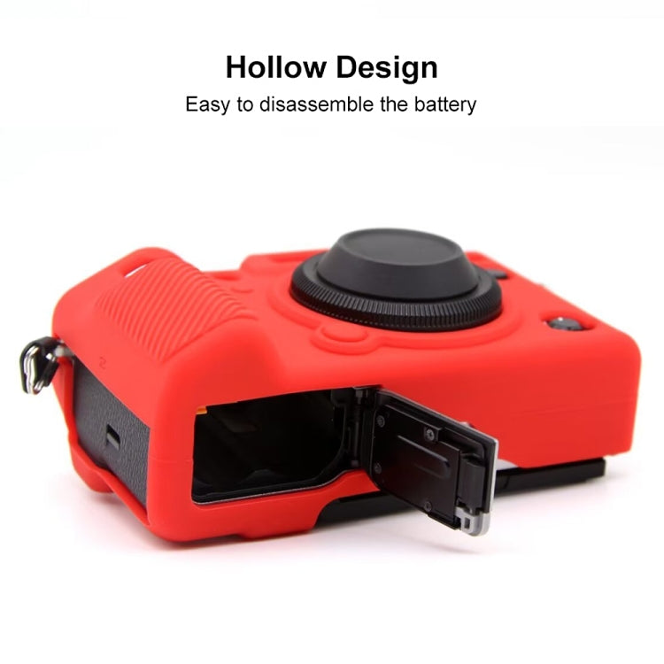 For FUJIFILM X-T5 Soft Silicone Protective Case(Red) - Protective Case by PMC TechLife | Online Shopping South Africa | PMC TechLife | Buy Now Pay Later Mobicred