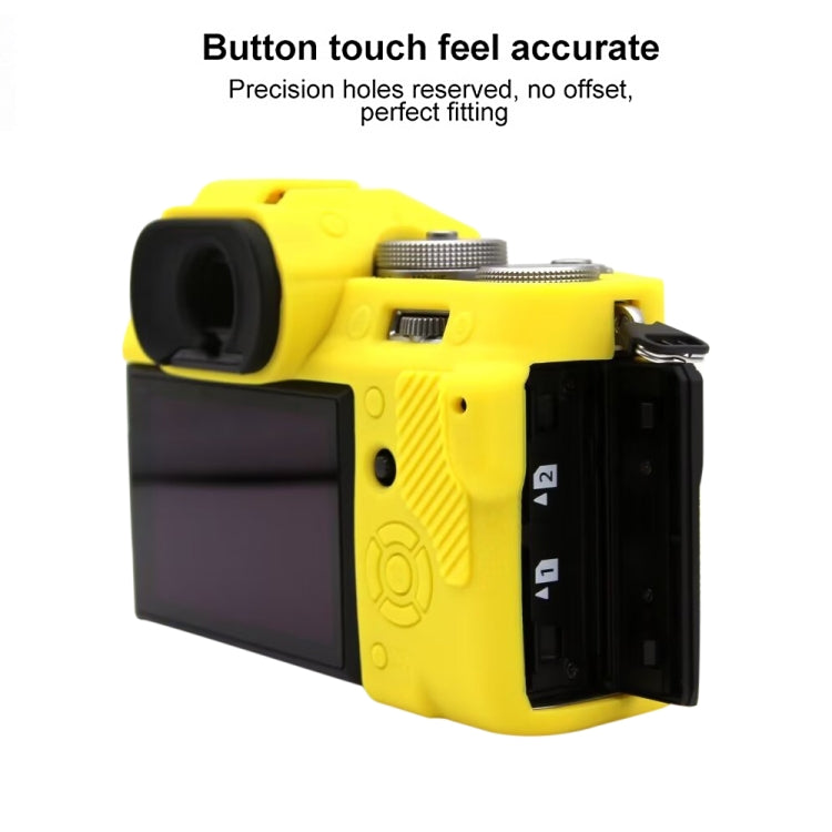 For FUJIFILM X-T5 Soft Silicone Protective Case(Yellow) - Protective Case by PMC TechLife | Online Shopping South Africa | PMC TechLife | Buy Now Pay Later Mobicred
