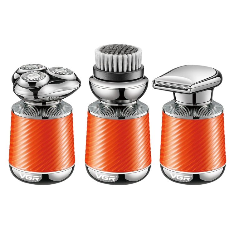 VGR V-391 5W USB 3 in 1 Smart Floating Three-Head Shaver(Orange) - free shipping - PMC TechLife - Order now!
