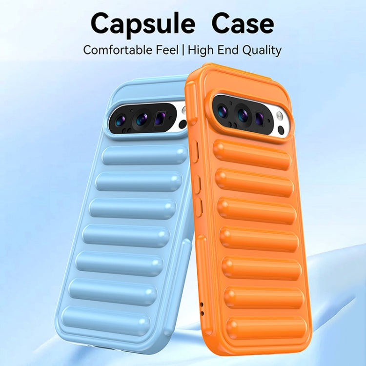 For Google Pixel 9 Pro XL Capsule Series Candy Color TPU Phone Case(Transparent Grey) - free shipping - PMC TechLife - Order now!