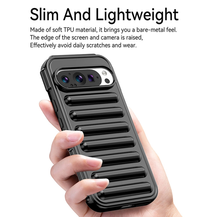 For Google Pixel 9 Pro Capsule Series Candy Color TPU Phone Case(Transparent Grey) - Google Cases by PMC TechLife | Online Shopping South Africa | PMC TechLife | Buy Now Pay Later Mobicred