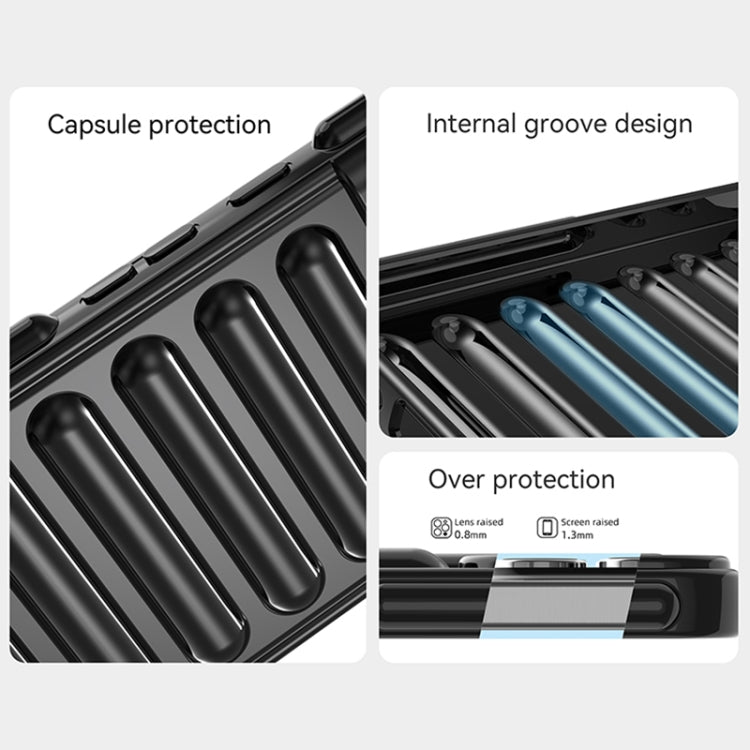 For Google Pixel 9 Pro XL Capsule Series Candy Color TPU Phone Case(Transparent Grey) - free shipping - PMC TechLife - Order now!