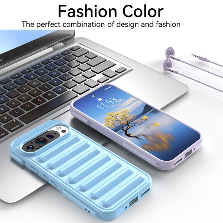 For Google Pixel 9 Pro XL Capsule Series Candy Color TPU Phone Case(Transparent) - Google Cases by PMC TechLife | Online Shopping South Africa | PMC TechLife | Buy Now Pay Later Mobicred