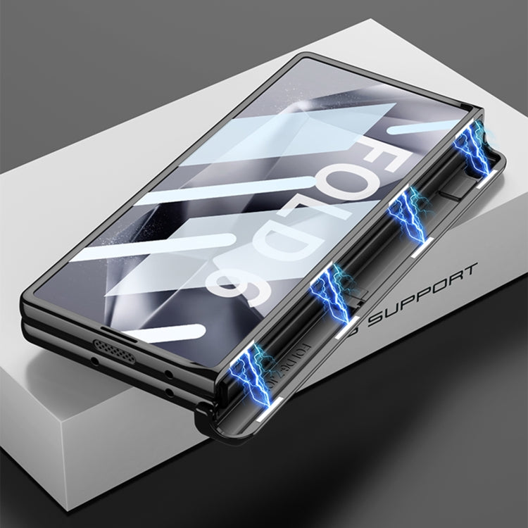For Samsung Galaxy Z Fold6 GKK Integrated Magnetic Fold Electroplating Phantom Phone Case(Blue) - free shipping - PMC Jewellery - Order now!