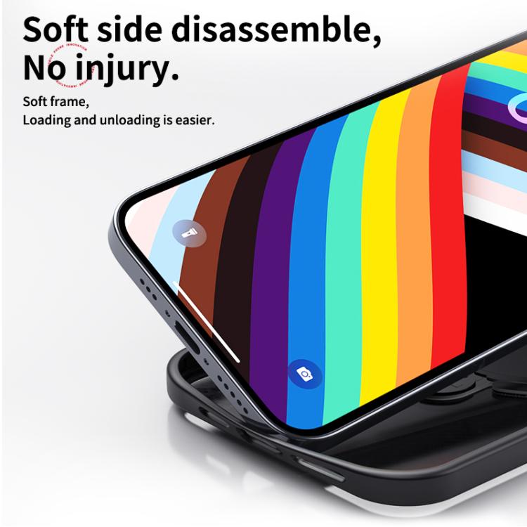 For iPhone 16e Double Ring MagSafe Magnetic Holder Phone Case(Matte Grey) - iPhone 16e Cases by PMC TechLife | Online Shopping South Africa | PMC TechLife | Buy Now Pay Later Mobicred