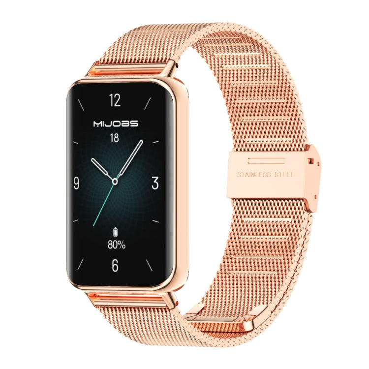 For Honor Band 10 / 9 MIJOBS Milan Buckle Stainless Steel Watch Band(Rose Gold) - free shipping - PMc TechLife - Order now!