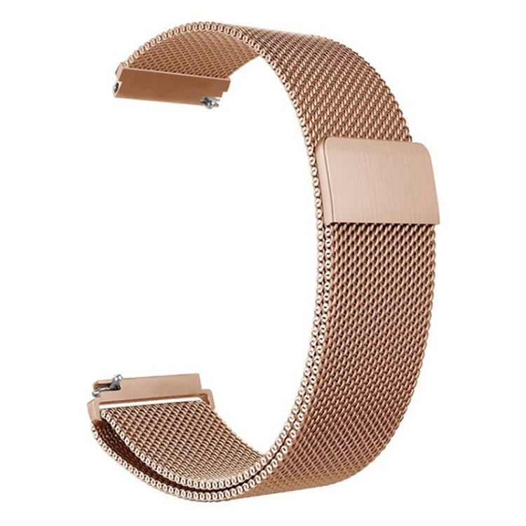 For Garmin Lily 2 14mm Milan Stainless Steel Watch Band(Rose Gold) - Watch Bands by PMc TechLife | Online Shopping South Africa | PMc TechLife | Buy Now Pay Later Mobicred