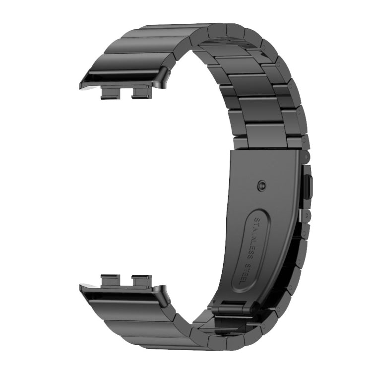 For Honor Band 10 / 9 MIJOBS Bamboo Stainless Steel Watch Band(Black) - free shipping - PMc TechLife - Order now!