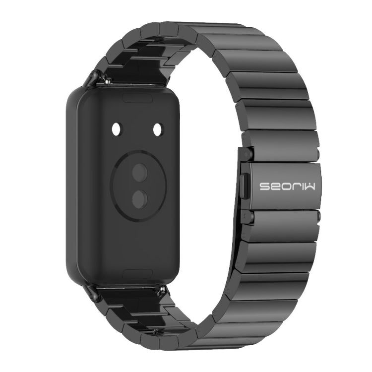 For Honor Band 10 / 9 MIJOBS Bamboo Stainless Steel Watch Band(Black) - free shipping - PMc TechLife - Order now!