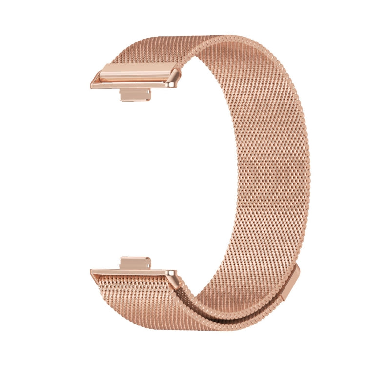 For Huawei Watch Fit3 MIJOBS Milan Magnetic Stainless Steel Watch Band(Rose Gold) - free shipping - PMc TechLife - Order now!