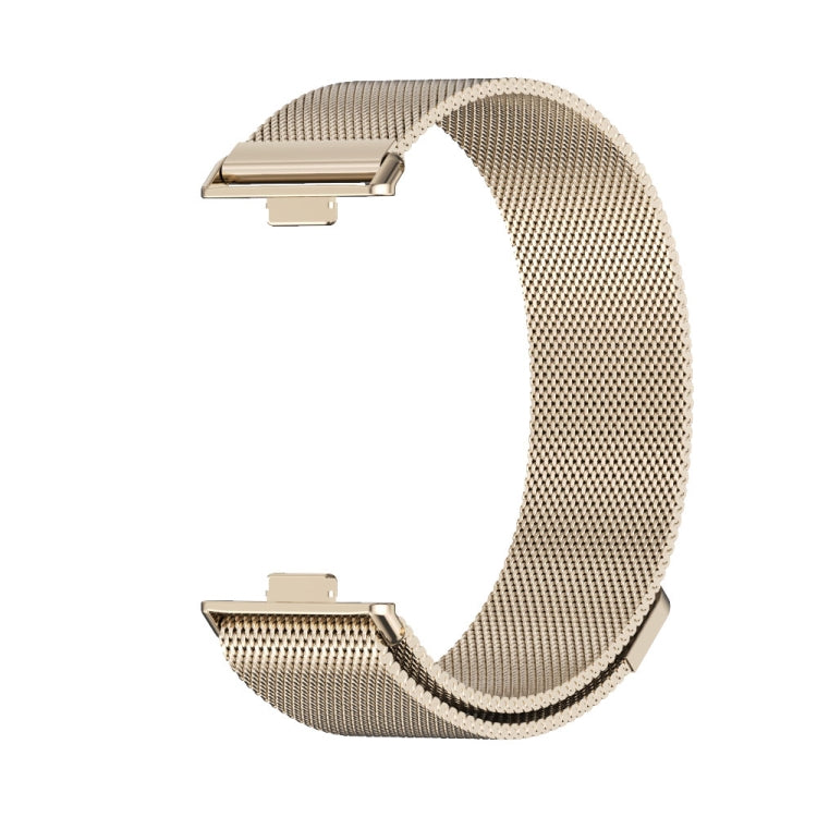 For Huawei Watch Fit3 MIJOBS Milan Magnetic Stainless Steel Watch Band(Light Gold) - free shipping - PMc TechLife - Order now!
