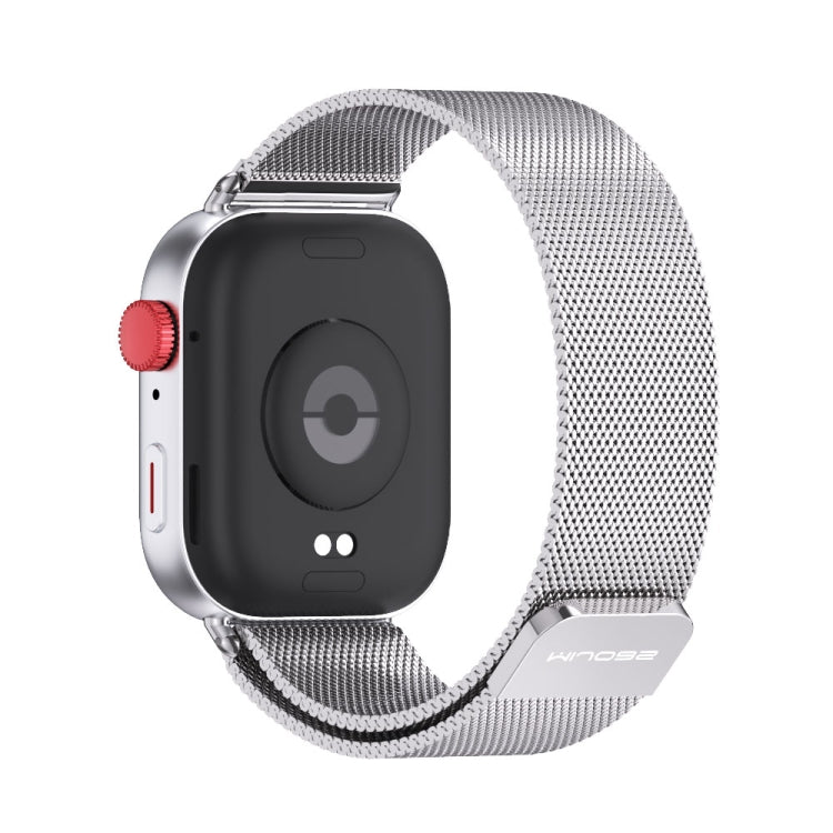 For Huawei Watch Fit3 MIJOBS Milan Magnetic Stainless Steel Watch Band(Silver) - free shipping - PMc TechLife - Order now!