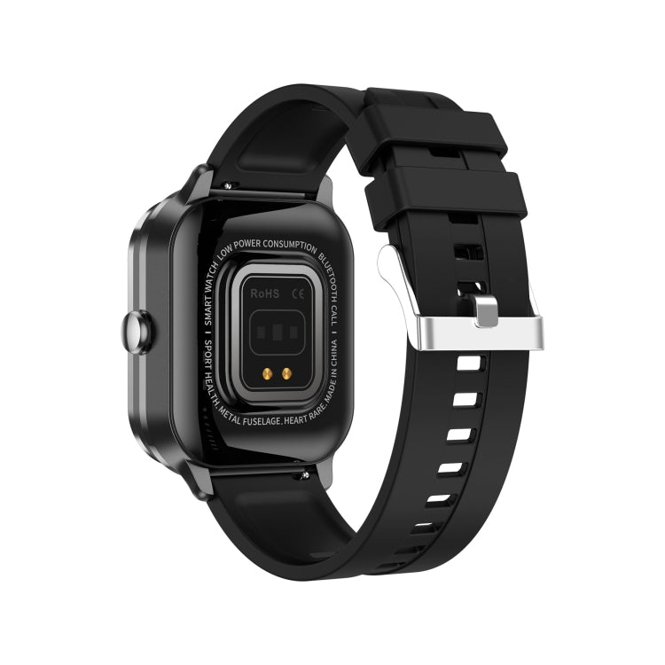 D8 Pro 2.01 inch 2 in 1 Bluetooth Earphone Silicone Strap Smart Watch, Support NFC with Cover(Black) - Smart Watches by PMC TechLife | Online Shopping South Africa | PMC TechLife | Buy Now Pay Later Mobicred