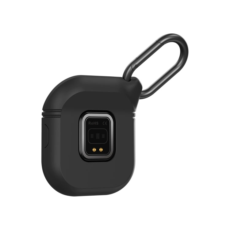 D8 Pro 2.01 inch 2 in 1 Bluetooth Earphone Silicone Strap Smart Watch, Support NFC with Cover(Black) - Smart Watches by PMC TechLife | Online Shopping South Africa | PMC TechLife | Buy Now Pay Later Mobicred