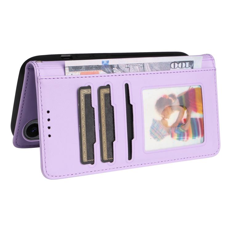 For Samsung Galaxy S25+ 5G BETOPNICE BN-005 2 in 1 Detachable Imitate Genuine Leather Phone Case(Light Purple) - free shipping - PMC Jewellery - Order now!