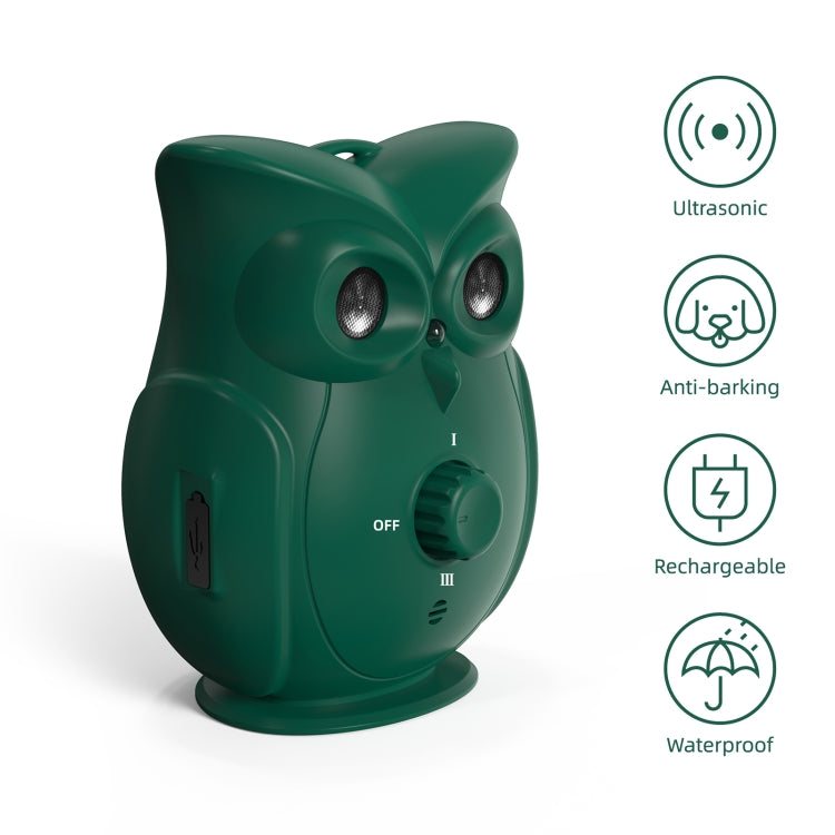 K16 Dual Ultrasonic Bark Stopper Dog Training Device(Green) - Training Aids by PMC TechLife | Online Shopping South Africa | PMC TechLife | Buy Now Pay Later Mobicred