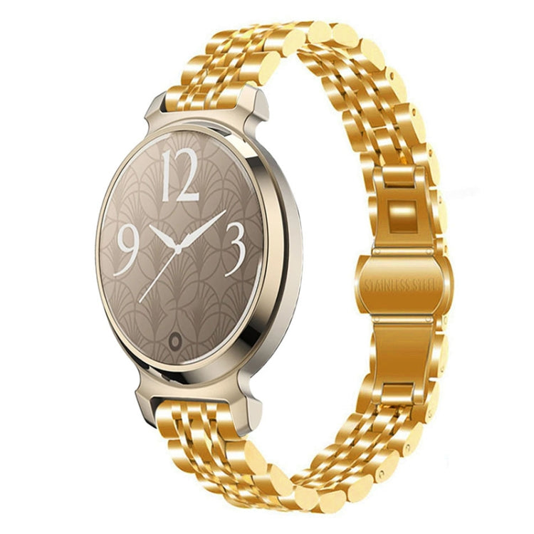 For Garmin Lily 2 Seven-beads 14mm Stainless Steel Watch Band(Gold) - free shipping - PMc TechLife - Order now!