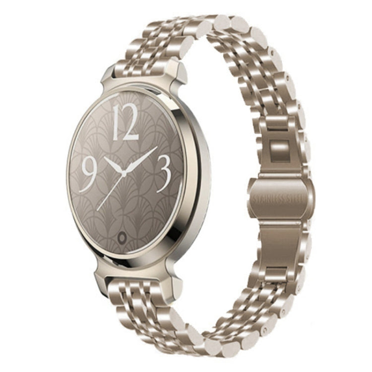 For Garmin Lily 2 Seven-beads 14mm Stainless Steel Watch Band(Vintage Gold) - free shipping - PMc TechLife - Order now!