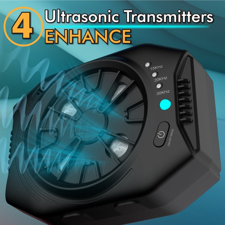 X1 Outdoor Ultrasonic Bark Stopper Dog Training Device(Black) - Training Aids by PMC TechLife | Online Shopping South Africa | PMC TechLife | Buy Now Pay Later Mobicred