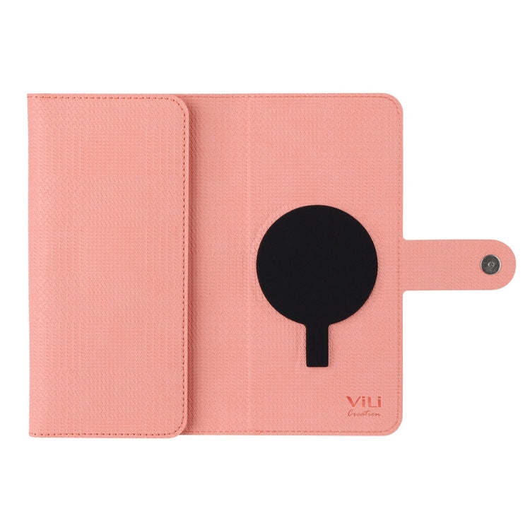 For Samsung Galaxy S24 Ultra 5G ViLi GHB-C Series RFID MagSafe Magnetic Flip Leather Phone Case(Pink) - free shipping - PMC Jewellery - Order now!