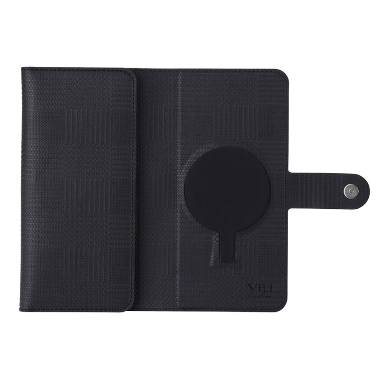 For Samsung Galaxy S24 5G ViLi GHB-C Series RFID MagSafe Magnetic Flip Leather Phone Case(Black) - Galaxy S24 5G Cases by ViLi | Online Shopping South Africa | PMC Jewellery | Buy Now Pay Later Mobicred