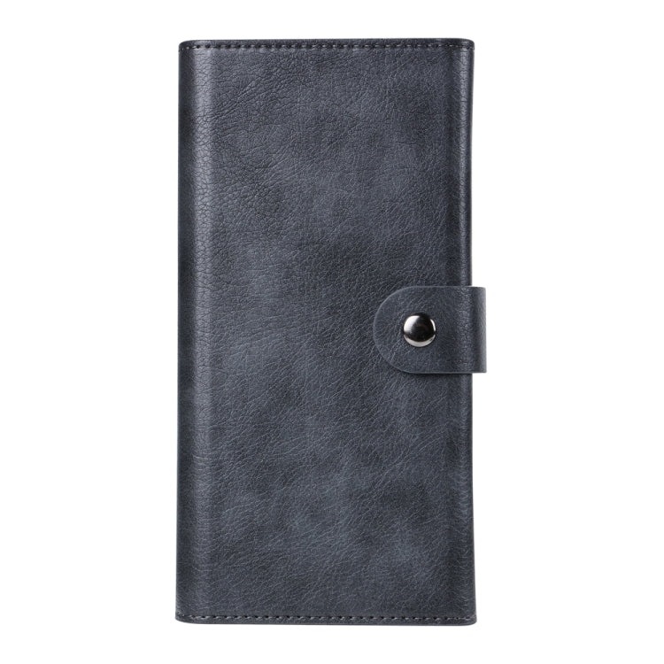 For iPhone 16 Plus ViLi GVS Series MagSafe Magnetic RFID Leather Phone Case(Black) - iPhone 16 Plus Cases by ViLi | Online Shopping South Africa | PMC TechLife | Buy Now Pay Later Mobicred