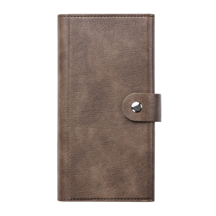 For iPhone 16 Plus ViLi GVS Series MagSafe Magnetic RFID Leather Phone Case(Coffee) - iPhone 16 Plus Cases by ViLi | Online Shopping South Africa | PMC TechLife | Buy Now Pay Later Mobicred