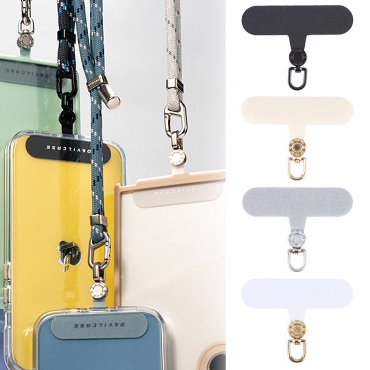 360 Degree Rotation Mobile Phone Lanyard Fixing Gasket(White) - Lanyards & Wrist Straps by PMc TechLife | Online Shopping South Africa | PMc TechLife | Buy Now Pay Later Mobicred