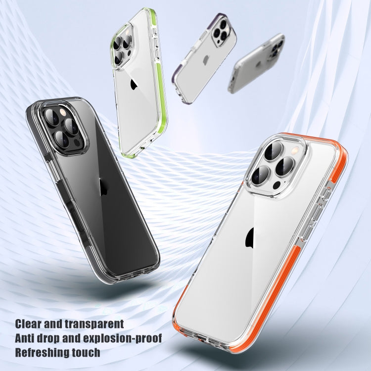 For iPhone 16 Plus TPE Airbag TPU+ PC Full Coverage Phone Case(Transparent) - iPhone 16 Plus Cases by PMC TechLife | Online Shopping South Africa | PMC TechLife | Buy Now Pay Later Mobicred