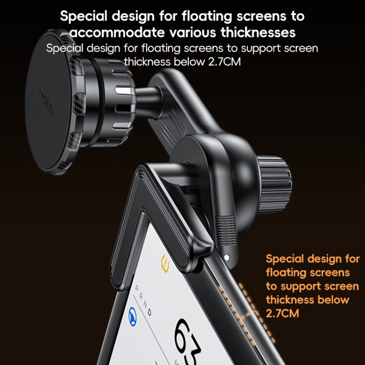 Yesido C212 Car Floating Screen Clip-on Magnetic Phone Holder(Black) - Universal Car Holders by Yesido | Online Shopping South Africa | PMC Jewellery | Buy Now Pay Later Mobicred