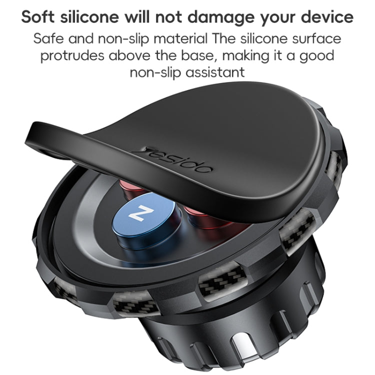 Yesido C212 Car Floating Screen Clip-on Magnetic Phone Holder(Black) - Universal Car Holders by Yesido | Online Shopping South Africa | PMC Jewellery | Buy Now Pay Later Mobicred