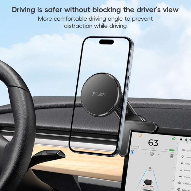 Yesido C213 Car Floating Screen Clip-on MagSafe Magnetic Phone Holder(Black) - Universal Car Holders by Yesido | Online Shopping South Africa | PMC Jewellery | Buy Now Pay Later Mobicred