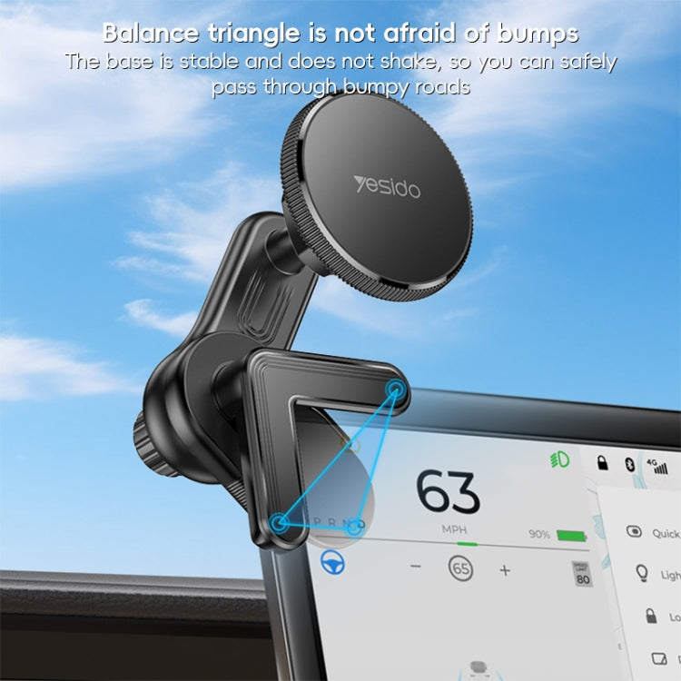 Yesido C213 Car Floating Screen Clip-on MagSafe Magnetic Phone Holder(Black) - Universal Car Holders by Yesido | Online Shopping South Africa | PMC Jewellery | Buy Now Pay Later Mobicred