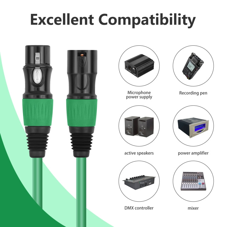 5 Color / Set JC1015 XLR 3pin Male to Female Audio Cable, Length:1m - Microphone Audio Cable & Connector by PMC TechLife | Online Shopping South Africa | PMC TechLife | Buy Now Pay Later Mobicred