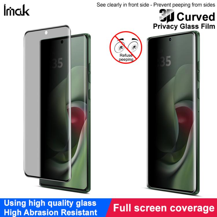 For Motorola Moto G96 5G imak 3D Curved HD Full Screen Anti-spy Tempered Glass Protective Film - free shipping - PMC TechLife - Order now!