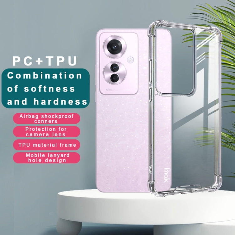 For OPPO Reno11 A / Reno11 PJH110 IMAK Space Shield PC + TPU Airbag Shockproof Phone Case(Transparent) - OPPO Cases by imak | Online Shopping South Africa | PMC Jewellery | Buy Now Pay Later Mobicred