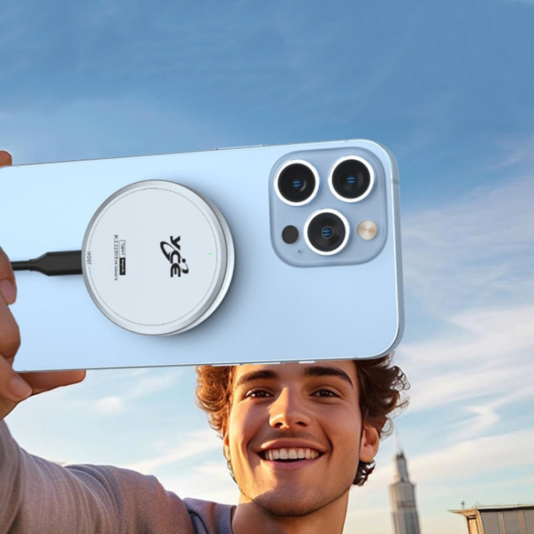 YCE-V195F USB-C / Type-C to M.2 NVMe Magnetic Hard Drive Enclosure(Grey) - free shipping - PMC Jewellery - Order now!